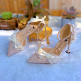 Amozae-kawaii shoes pink kitten heels Weddings bridal shoes heels woman luxury lolita heels for ladies y2k pearl heeled shoes women elegant prom shoes