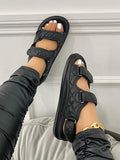 Amozae-PU Double Velcro Sandals