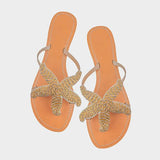 Amozae Women Starfish Beach Flat Sandals