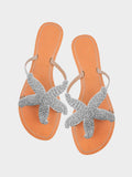 Amozae-Starfish Pattern Beaded Sandals