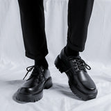 Amozae- Baegam Military Chunky Sole Derby Shoes