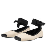 Amozae-back to school outfits Ballet Class Cross-Strap Flats