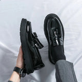 Amozae- Beon Flatform Patent Tassel Loafers