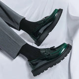 Amozae- Beon Flatform Patent Tassel Loafers