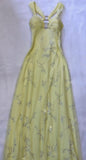 Amozae-Thanksgiving Cyber Monday Christmas Gorgeous A line Straps Yellow Tulle Long Prom Dresses Evening Dress C3038