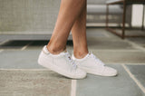 Amozae-Reflex Sneaker- White/Gold