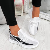 Amozae Breathable Lightweight Lace-Up Sneakers