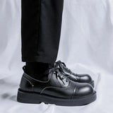 Amozae- Chungmuro Contrast Stitch Shoes