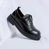 Amozae- Chungmuro Contrast Stitch Shoes