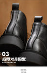 Amozae- Contrast Stitch Military Boots