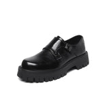 Amozae- Danwol Double Buckle Chunky Shoes