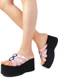 Amozae-Heart Shape Casual Platform Sandals