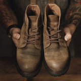 Amozae- Dobong Suede Lace-up Boots