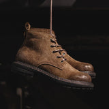 Amozae- Dobong Suede Lace-up Boots