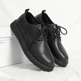 Amozae- Donam Flat Sole Derby Shoes