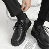 Amozae- Donam Flat Sole Derby Shoes