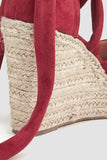 Amozae-Espadrille Platform Lace-Up Heel Sandals