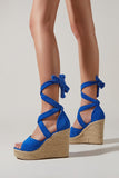 Amozae-Espadrille Platform Lace-Up Heel Sandals