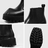 Amozae- Eungam Angled Toe Chelsea Boots