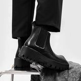 Amozae- Eungam Angled Toe Chelsea Boots