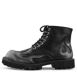 Amozae-back to school outfits Feel The Burn Combat Boots