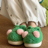 Amozae-back to school outfits Frog Slippers