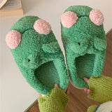 Amozae-back to school outfits Frog Slippers