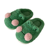 Amozae-back to school outfits Frog Slippers