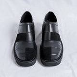 Amozae- Galsan Patchwork Slip-on Shoes