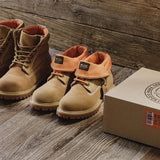 Amozae- Geumo Tan Workwear Boots