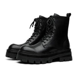 Amozae- Goam Extra Chunky Sole Lace-up Boots