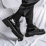 Amozae- Guro Patent Lace Up Shoes