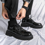 Amozae- Guro Patent Lace Up Shoes