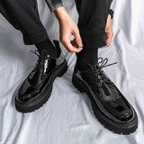 Amozae- Guro Patent Lace Up Shoes