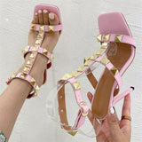 Amozae-2024 Summer Women Fetish 11cm High Heels Lady Rivets Strap Platform Sandals Gladiator Stiletto Heels Sandle Stripper Green Shoes