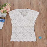 Amozae-Women New Sexy V-neck Lace Tops Vintage Tank Vest Sleeveless Floral Hollow Out Bodycon Summer Clubwear Fashion Ladies
