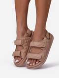 Amozae-PU Double Velcro Sandals