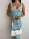 Amozae-nye outfits back to school dress  Ana Dress Baia Blue Sequin