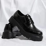 Amozae- Mapo Lace Up Chunky Shoes