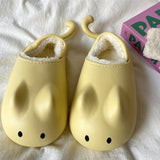 Amozae-back to school outfits Mouse Chunky Aesthetic Slippers