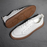 Amozae- Mullae Gum Sole Faux Leather Sneakers