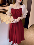 Amozae-dress to impress party dress nye outfits women's summer chiffon dress YM1551