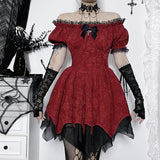 pretty halloween costumes Yl23500 Summer New Women's Clothing Dark Style Elegant Fashion Slim off-Shoulder Dress Women