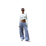 fall outfits women Lazy Style Loose Wide-Leg Sweatpants for Women 2024 Autumn and Winter New Fashion All-Match Low Waist Pants for Women