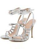 Amozae-Strappy Stiletto Heels Sandals