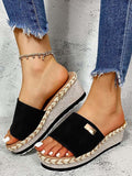 Amozae-Thick Soled Wedge Sandals