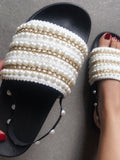 Amozae-Pearls Flat Sandals