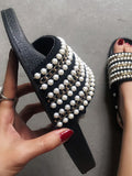 Amozae-Pearls Flat Sandals