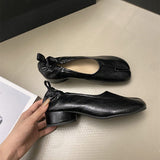Amozae-back to school outfits Casual Friday Split Toe Tabi Flats