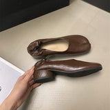 Amozae-back to school outfits Casual Friday Split Toe Tabi Flats